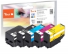 320394 - Peach Spar Pack Tintenpatronen kompatibel zu T02E7, No. 202, C13T02E74010 Epson